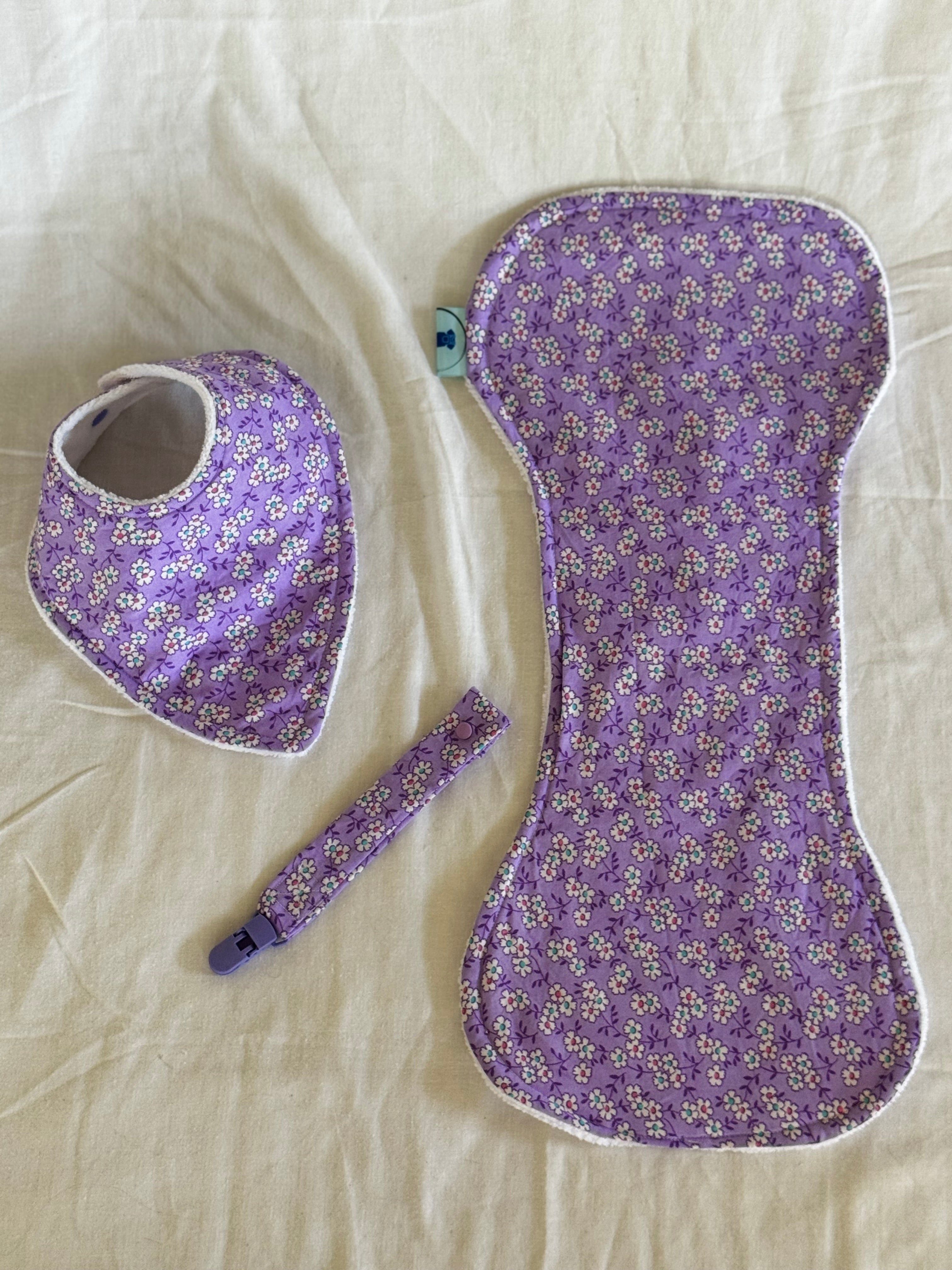 Purple Floral Set